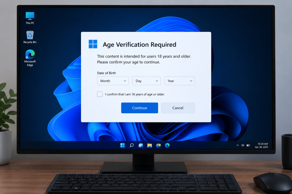 Microsoft Age verification